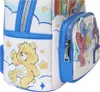 A close-up view of a Loungefly Care Bears backpack. Produktbild-Vorschau