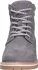 A close-up, front-facing view of a gray lace-up boot. Produktbild-Vorschau