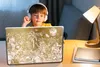 MuchoWow® Laptop Aufkleber Sticker Cover Dschungel - Gold - Produktbild-Vorschau 3
