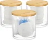 Relaxdays Wattestäbchen Aufbewahrung, 3er Set, Produktbild-Vorschau 1