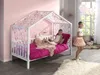 Hausbett Dallas 2 90x200 mit Bettkasten und Voile mit Produktbild-Vorschau 3