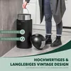 eluno Poubelle à poussoir 35 litres en tôle d'acier, Voir les images du produit 4