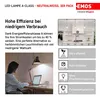EMOS LED žiarovka Filament A60 / E27 / 5 W (75 W) / 1 060 Náhľad obrázku produktu 4