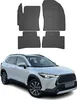 2022-2025 Toyota Corolla Cross Fußmatten Gummi Schwarz 4 Anteprima dell’immagine prodotto 1