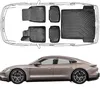 3D Fußmatten & Kofferraumwanne Auto Set Kompatibel mit Produktbild-Vorschau 1