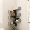 vidaXL Étagères d'angle murales 2 pcs. Gris Sonoma 40x40x50 Voir les images du produit 2