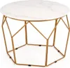 Ława MADISON 60x60 biały marmur/złota Podgląd zdjęcia produktu 2