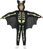 Disfraces Guirca: Traje de murciélago esqueleto para niños, Vista previa de la imagen del producto 8