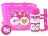 Rosa Set: Korb, Glocke, Wasserflasche GO SP0617 Produktbild-Vorschau 1