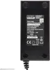 The bottom of a black battery charger with product information printed on it. Podgląd zdjęcia produktu