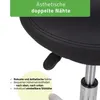 HABYS Ergonomischer Drehhocker Lila | Rollhocker Produktbild-Vorschau 3