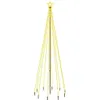LED-Weihnachtsbaum mit Erdnägeln Warmweiß 310 LEDs 300 cm Produktbild-Vorschau 1