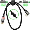 USB-C auf USB 3.2 Gen2 10Gbps 90° Winkelstecker nylon kabel Produktbild-Vorschau 2