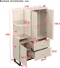 A diagram showing the dimensions of a wardrobe. Produktbild-Vorschau