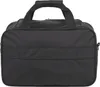 A black duffel bag is shown from the front. Produktbild-Vorschau