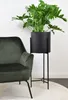 LOFT42 Joy Pot de fleurs rond - Métal - Noir Ø31x89cm Voir les images du produit 5