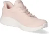 A single pink Skechers sneaker with a white sole is shown against a white background. Voir les images du produit