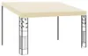 vidaXL Wand-Pavillon 4x3x2,5 m Cremeweiß Produktbild-Vorschau 6