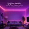 LED pásik 5 metrov - vodotesný IP65 - RGB - s diaľkovým Náhľad obrázku produktu 6