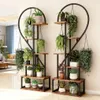 Support plantes 6 niveaux lot de 2 – étagère demi-cœur Voir les images du produit 1