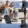 Ventilator mit Wasserkühlung, leiser Standventilator mit 75 Produktbild-Vorschau 3