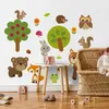 Adesivo murale Sch�ne foresta animali e alberi 75 x 150 cm Anteprima dell’immagine prodotto 3