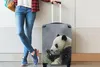 MuchoWow® Koffer Handgepäck Trolley Rollkoffer Kleine Produktbild-Vorschau 5