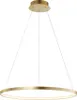 JUST LIGHT CIRCLE LED Pendelleuchte Warmweiss 29W gold Produktbild-Vorschau 1