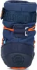 The back view of a blue and orange winter boot for children. Produktbild-Vorschau