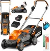 MASKO® Akku Rasenmäher ECO-X10 inkl. 1 oder 2 Akkus Li-Ion Produktbild-Vorschau 1