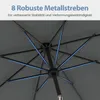 Parasol ogrodowy COSTWAY 300 cm z oświetleniem słonecznym Podgląd zdjęcia produktu 7