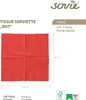 Sovie HORECA Serviette in Rot aus Tissue 3-lagig, 40 x 40 Produktbild-Vorschau 2