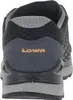 The back view of a hiking shoe. Voir les images du produit