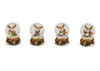 4 x Schneekugel Elch Schnee Weihnachtselch Glimmerkugel Produktbild-Vorschau 3