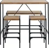 Bartisch-Set Bahamas | Bartisch, Bank und zwei Barhocker | Produktbild-Vorschau 4