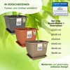 MePla - Set - Pflanzkübel Quadrat 58x58 + Untersetzer 49x49 Produktbild-Vorschau 3