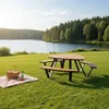 Lesli Living Picknick-Set Arezzo / 3 Bänke mit Tisch ø 230 Produktbild-Vorschau 9
