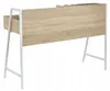 Biurko z szufladą komputerowe 124 x 51 cm kolor dąb sonoma Podgląd zdjęcia produktu 3