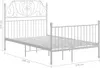vidaXL Postelový rošt bílý kov 120x200 cm Náhled obrázku produktu 5