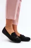 Damen Klassische Schwarze Wildleder Mokassins Ontala 37 Produktbild-Vorschau 5