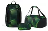 Satch Schulrucksack-Set AIR Seismic Green 3-teilig, Produktbild-Vorschau 1