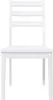 vidaXL Chaises de salle à manger 2 pcs. Blanc Bois massif Voir les images du produit 5