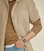 A person wearing a layered outfit with a watch on their wrist. Voir les images du produit