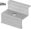 20x Photovoltaik Endklemme ALU f 35mm Halter Solarmodul pv Produktbild-Vorschau 1