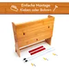 Porte-rouleau de cuisine en bois VON STEINEICH® [sans Voir les images du produit 4