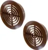 Griglia di ventilazione marrone per apertura di 45 mm, 2 Anteprima dell’immagine prodotto 1