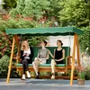 Outsunny 2 in 1 Hollywoodschaukel mit Liegefunktion, Produktbild-Vorschau 8