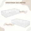 Crazy Pine Kinderbett 140x180 cm – Weiß  - Montessori Produktbild-Vorschau 4
