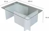 Teti - Couchtisch, 105x65x40h cm Weiß, Zeitschriftenhalter Produktbild-Vorschau 3