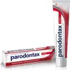A tube and box of Parodontax toothpaste are displayed against a white background. Anteprima dell’immagine prodotto